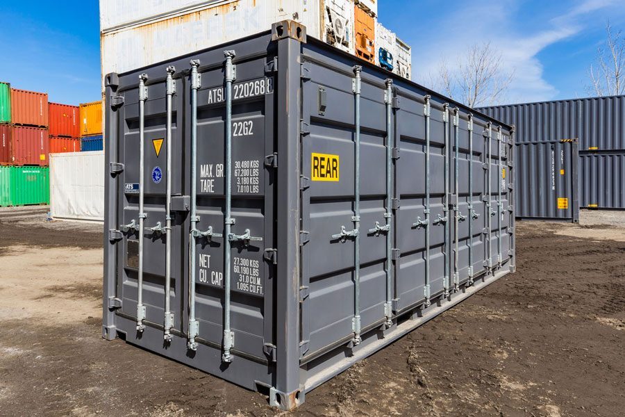 NIEUWE 20 VOET OPEN ZIJCONTAINER