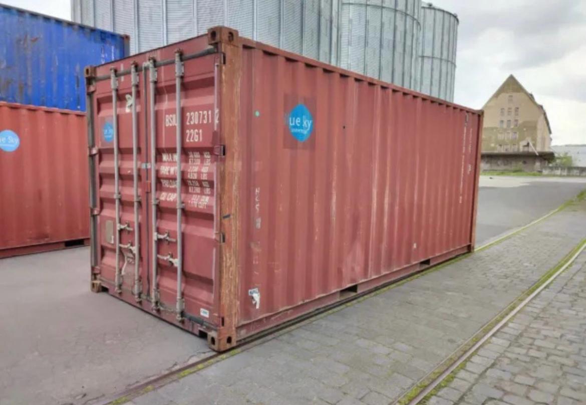 Gebruikte 20 voet droge zeecontainer