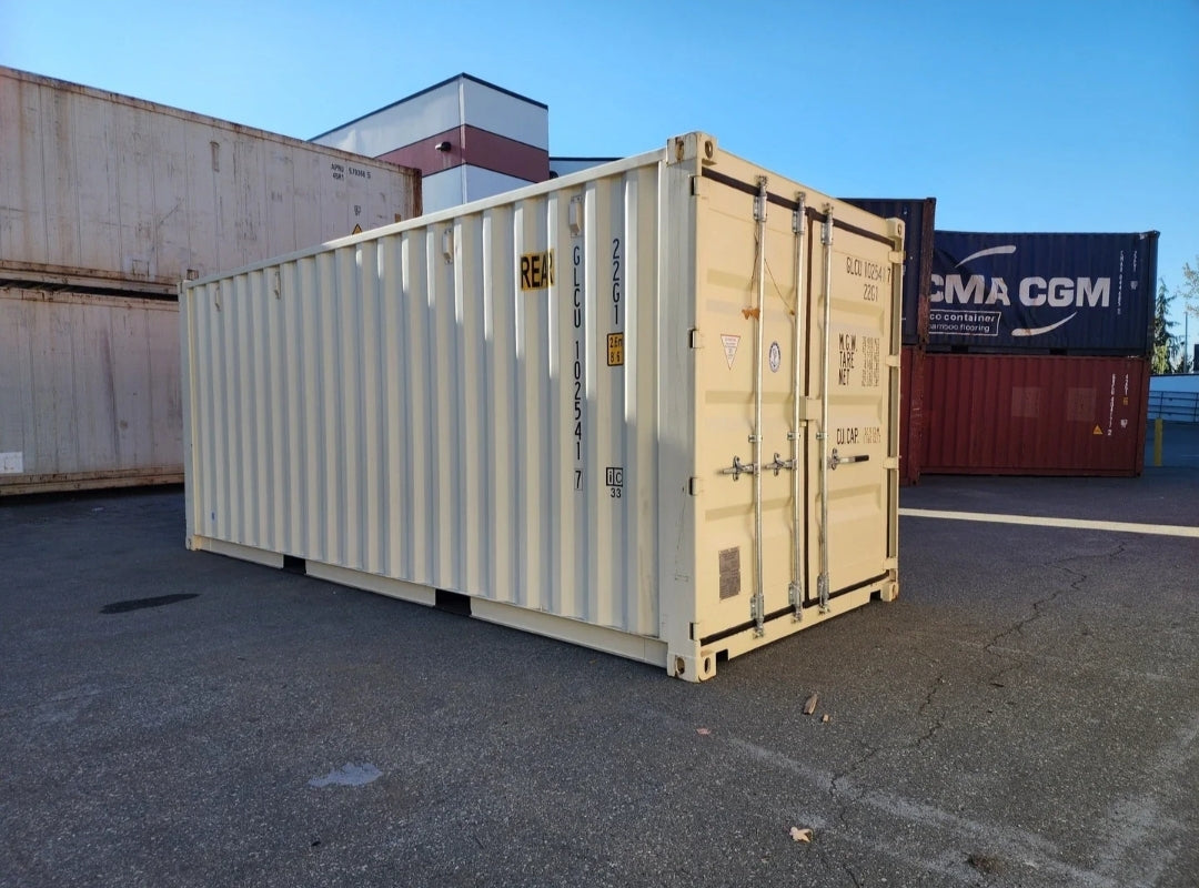 nieuwe 20-voet enkele reis dubbeldeurs container