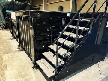 6m Zwart Containerzwembad