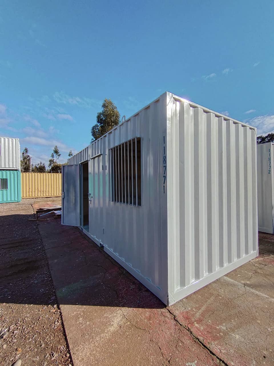 Kantoormodule met badkamer 20 voet. ( Ref: 1101 )