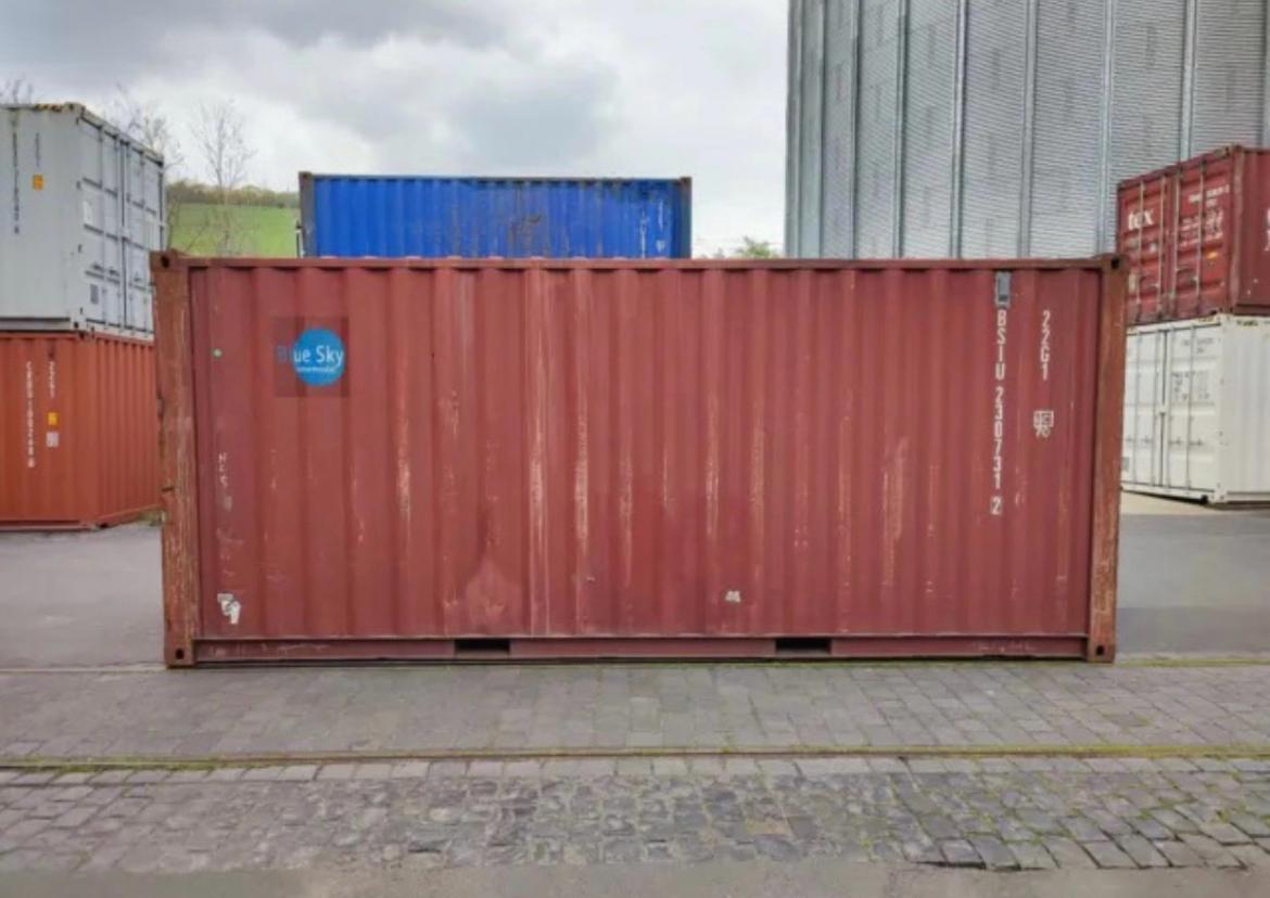 Gebruikte 20 voet droge zeecontainer