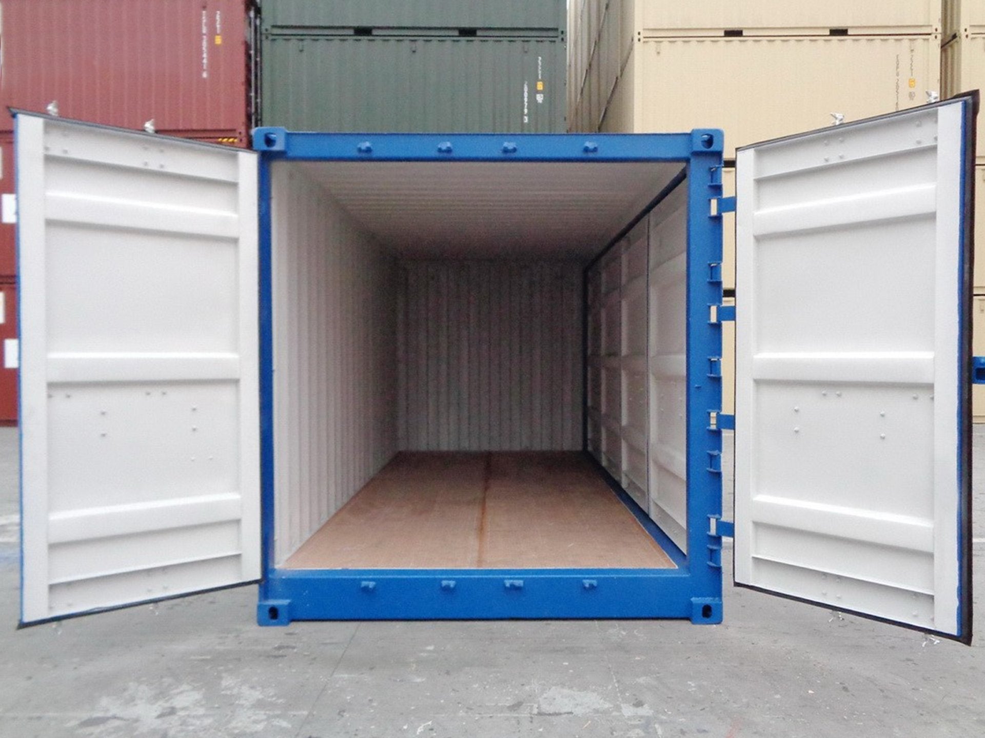 20′ Open Side Container, zijaanzicht