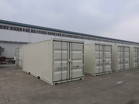 20-FOOT WITTE DROGE VAN VERZENDCONTAINER - NIEUW