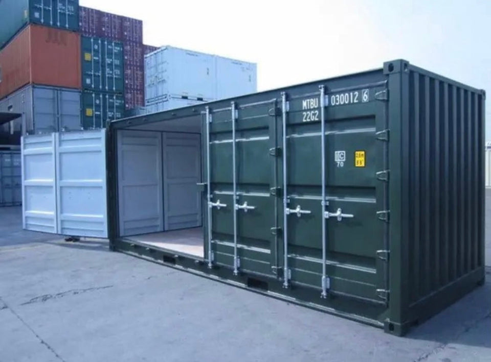20-FOOT OPEN-SIDE SHIPPING CONTAINER - NIEUW