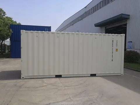 20-FOOT WITTE DROGE VAN VERZENDCONTAINER - NIEUW