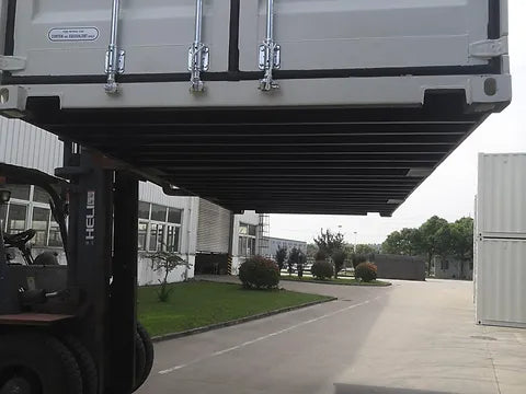 20-FOOT WITTE DROGE VAN VERZENDCONTAINER - NIEUW