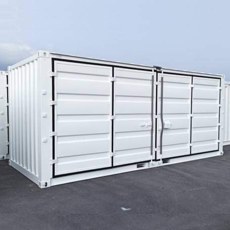 20ft witte open zijtoegangscontainer