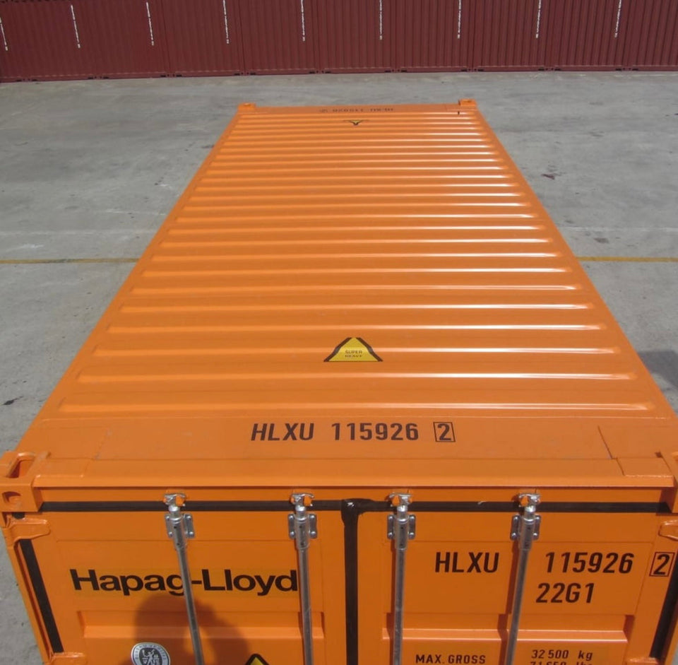 20-FOOT ORANJE SCHEEPSCONTAINER - NIEUW