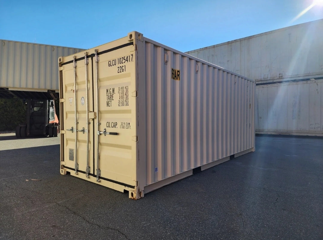 nieuwe 20-voet enkele reis dubbeldeurs container