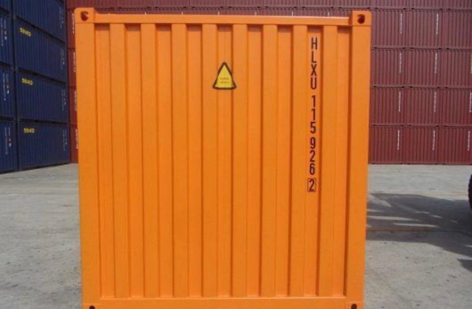 20-FOOT ORANJE SCHEEPSCONTAINER - NIEUW
